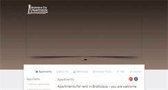 Desktop Screenshot of bratislavacityapartments.com
